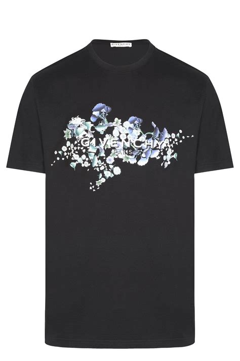 givenchy flower logo t shirt|Givenchy shirt women.